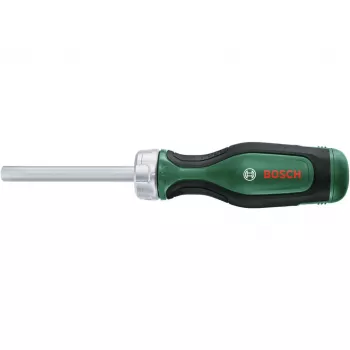 Bosch PowerTools Set de destornillador de carraca con puntas, 13 piezas, par hasta 50 Nm, verde/negro (1600A032V0)