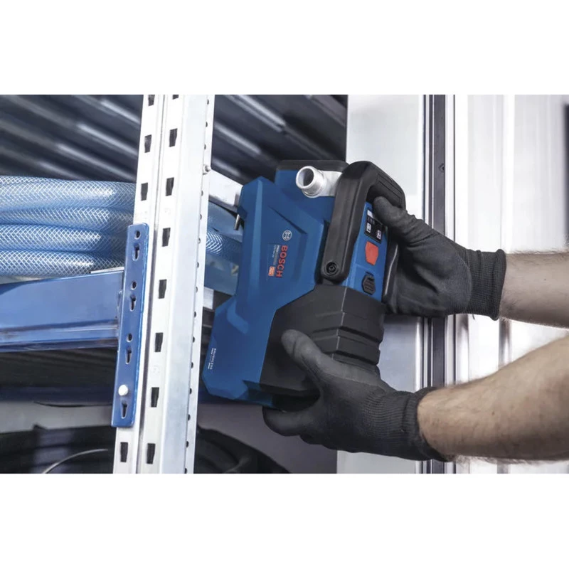 BOSCH POWERTOOLS Bomba de agua a batería GTP 18V-28 Solo, 18V (azul/negro, sin batería, para agua limpia)
