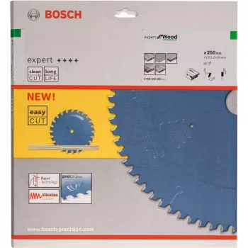 Bosch PowerTools Expert for Wood hoja de sierra circular 250 mm, 80 dientes, 30 mm de perforación, ATB, para sierras de mesa