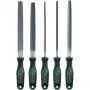 Bosch Set de 5 limas, 200 mm, verde/negro