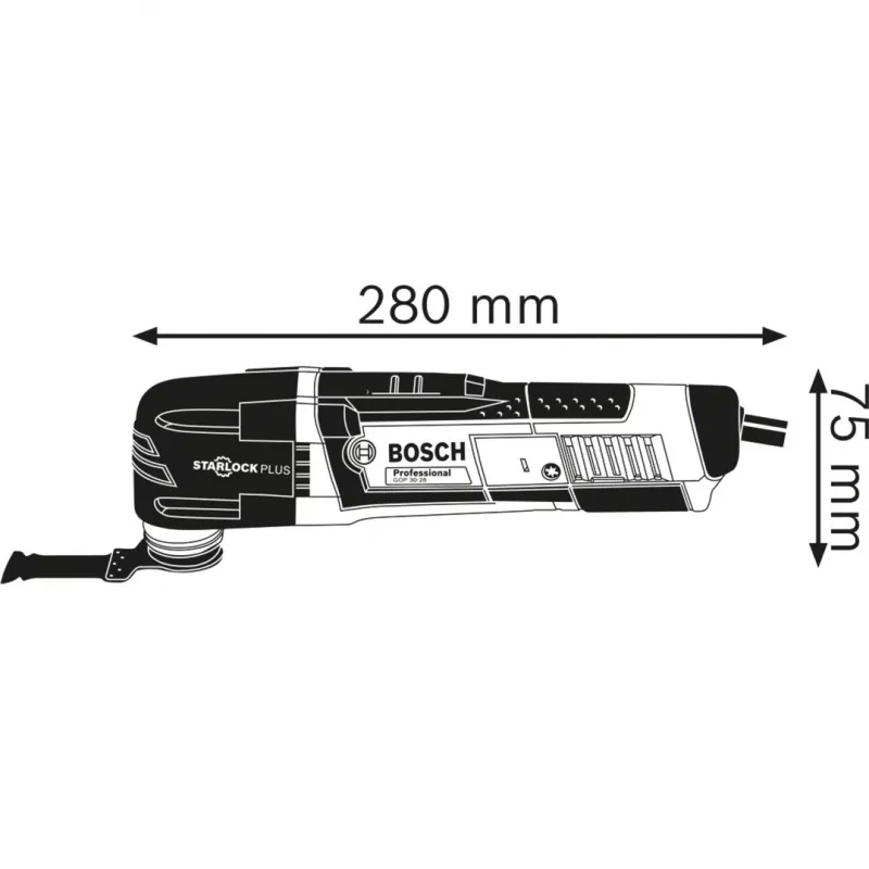 BOSCH POWERTOOLS Multi-Cutter GOP 30-28 Professional (azul/negro, L-BOXX, 300 vatios, incl. accesorios)