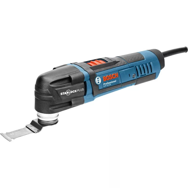 BOSCH POWERTOOLS Multi-Cutter GOP 30-28 Professional (azul/negro, L-BOXX, 300 vatios, incl. accesorios)
