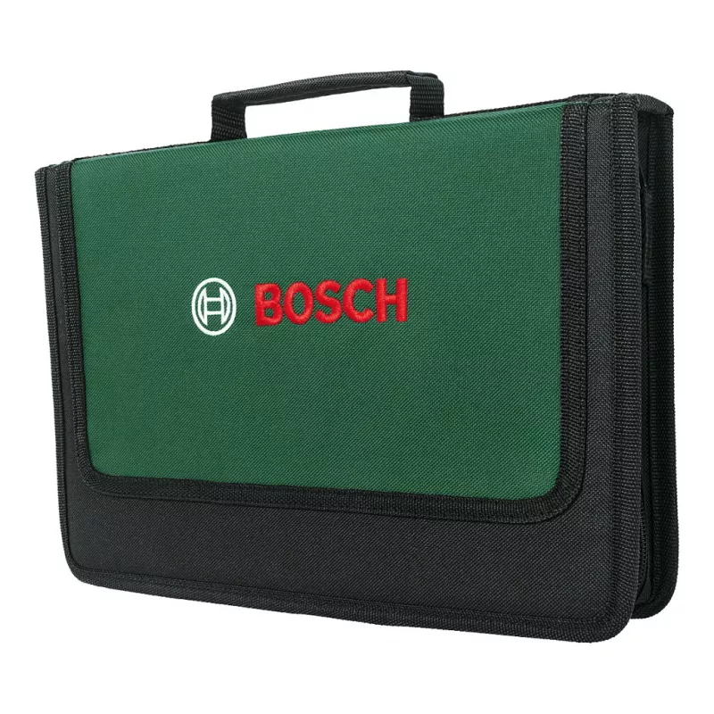 BOSCH Powertools set universal de herramientas manuales, 25 piezas (verde, con bolsa de herramientas)