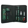 BOSCH Powertools set universal de herramientas manuales, 25 piezas (verde, con bolsa de herramientas)
