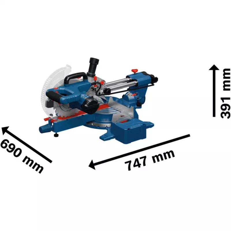Bosch Professional GCM305-216S Sierra de inglete y tronzadora (0601B61000)