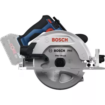 Bosch Professional GKS 18V-68-2 Sierra circular de mano a batería, 18 V, hoja de sierra de 190 mm, solo (sin batería ni cargador), azul/negro, en L-BOXX