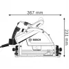Sierra de inmersión Bosch Professional GKT 55 GCE con guía FSN 1400, 1400 W, Azul, L-BOXX
