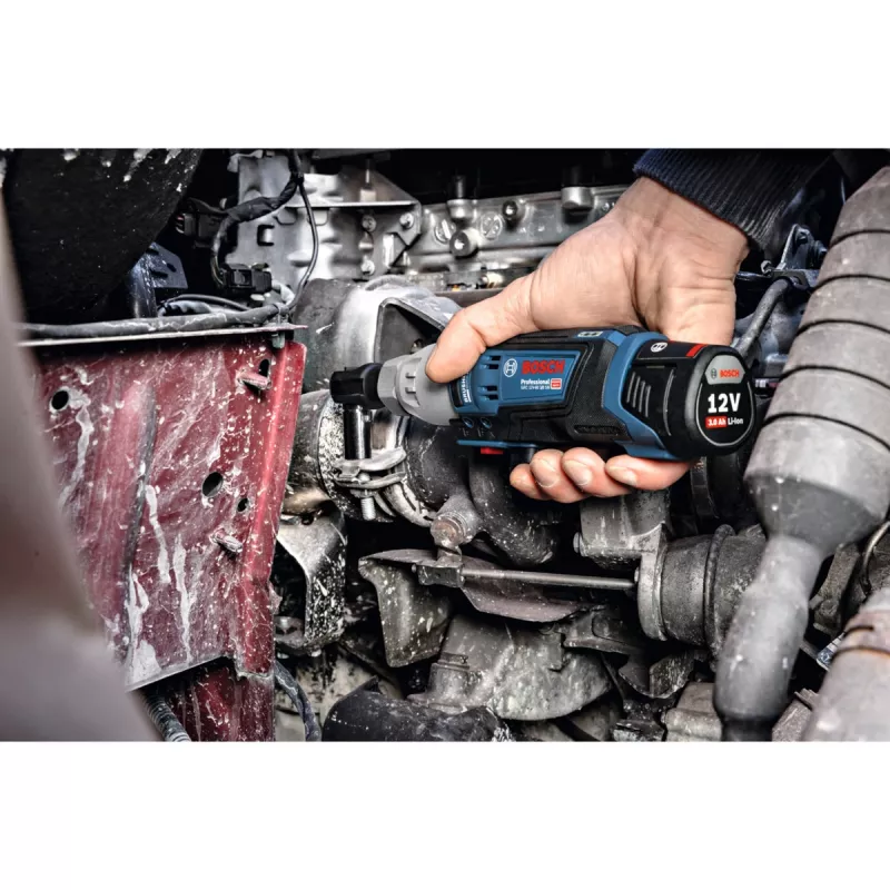 BOSCH Professional GRC 12V-60 3/8 SN llave de carraca a batería, accionamiento 3/8 inch, 60 Nm, 12V, azul/negro (sin batería)