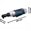 BOSCH Professional GRC 12V-60 3/8 SN llave de carraca a batería, accionamiento 3/8 inch, 60 Nm, 12V, azul/negro (sin batería)