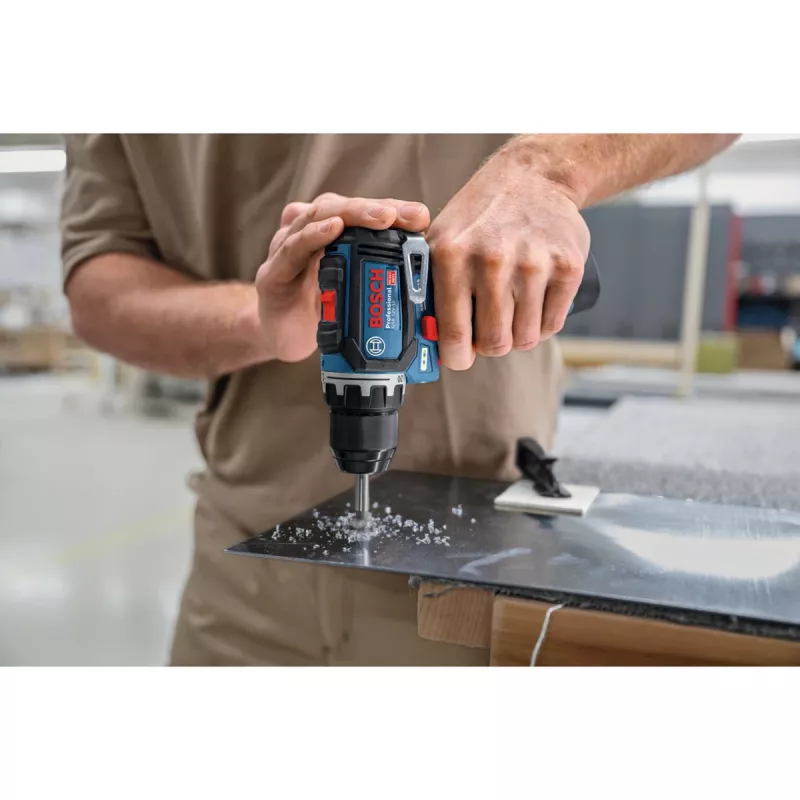 Atornillador-taladro a batería Bosch Professional GSR 12V-32 (12V, 2x 2,0 Ah Li-Ion, set de 36 accesorios, bolsa de herramientas, azul/negro)