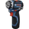 Bosch Professional GSR 12V-32 FC Atornillador-taladro a batería 12V (azul/negro, herramienta sin batería, 5 adaptadores, L-BOXX)