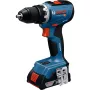 BOSCH Professional GSR 18V-65 Taladro atornillador a batería, sin escobillas, 2x 5,0 Ah Li-Ion, L-BOXX, set de herramientas manuales