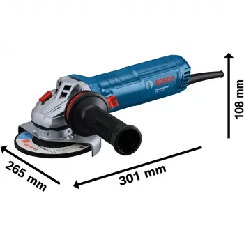 Bosch Professional GWS 12-125 06013A6106 amoladora angular 125 mm 1200 W regulación de velocidad