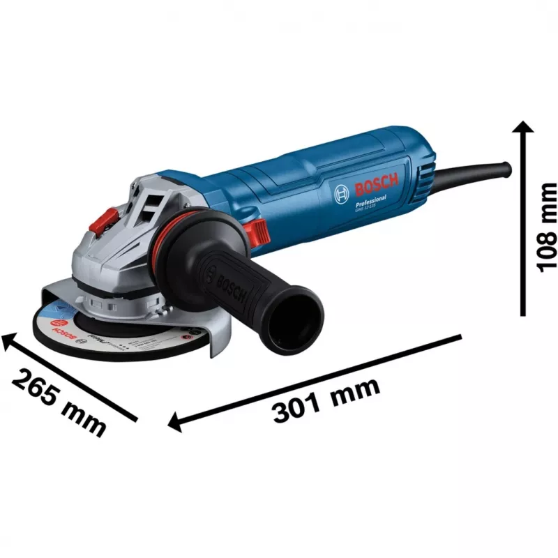 Bosch Professional GWS 12-125 06013A6106 amoladora angular 125 mm 1200 W regulación de velocidad