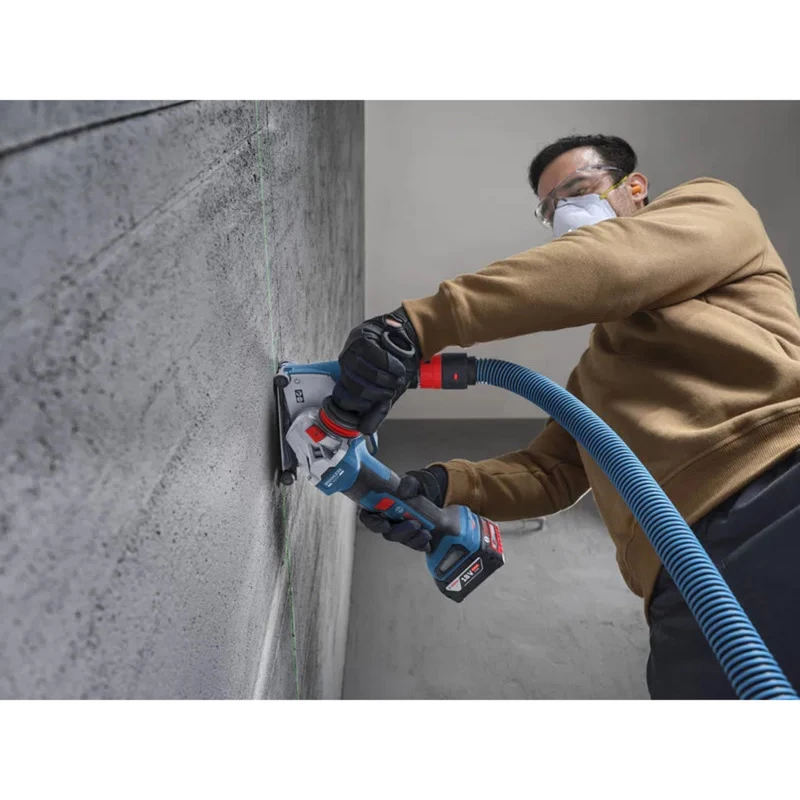 BOSCH Professional GWS 18V-11PS amoladora angular a batería 125 mm 18 V Solo (máquina sin batería) en L-BOXX