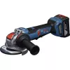 Bosch Professional GWX 18V-11PS amoladora angular a batería solo, 18V, 125mm, X-LOCK, azul/negro, sin batería ni cargador