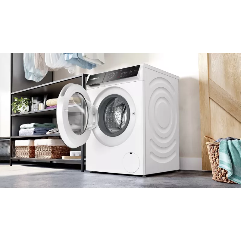 Bosch Serie 8 WGB256A9PL Lavadora de carga frontal 10 kg 1600 rpm blanca con i-DOS y Home Connect