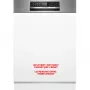 BOSCH SMI6ECS12E Serie 6 lavavajillas semiintegrado (acero inoxidable cepillado, 60 cm, Home Connect)