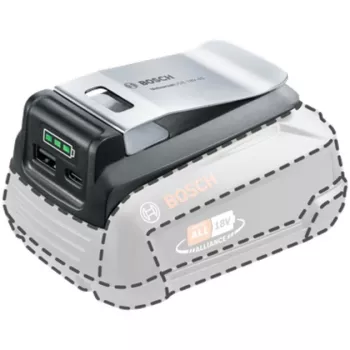 Bosch UniUSB 18V-15 cargador para baterías POWER FOR ALL de 18V con conexión USB-C (1600A02WS1)