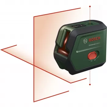 Bosch UniversalLevel 2 UNI set láser de líneas cruzadas con trípode y bolsa 0603663FZ1