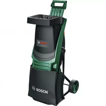 BOSCH UniversalShredder biotrituradora de jardín a batería, 36V (2x18V-25), 2 baterías de Li-Ion de 4,0 Ah, verde/negro, POWER FOR ALL ALLIANCE