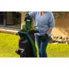 Bosch UniversalShredder Solo Biotrituradora de jardín a batería, 36V (2x18V), ramas de 40 mm, caja de recogida de 50 L, verde/negro, máquina sin batería (06008E0001)