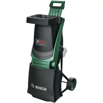 Bosch UniversalShredder Solo Biotrituradora de jardín a batería, 36V (2x18V), ramas de 40 mm, caja de recogida de 50 L, verde/negro, máquina sin batería (06008E0001)
