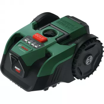 Bosch VISIMOW 18V-200 Robot cortacésped, 18V, verde/negro, 1x 5,0 Ah batería de Li-Ion, POWER FOR ALL ALLIANCE
