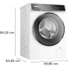 Bosch WGB266A0SN lavadora de carga frontal, 10 kg, 1600 rpm, clase energética A, blanca