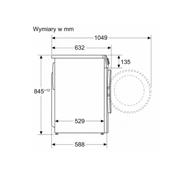 Lavadora de carga frontal BOSCH WGG254ZGPL 9 kg con i-DOS y Home Connect