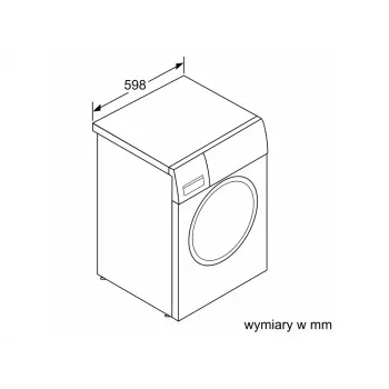 Lavadora de carga frontal BOSCH WGG254ZGPL 9 kg con i-DOS y Home Connect
