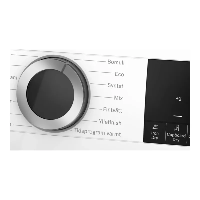 Bosch Serie 6 WQG2420PSN Secadora con bomba de calor, 9 kg, D, 62 dB