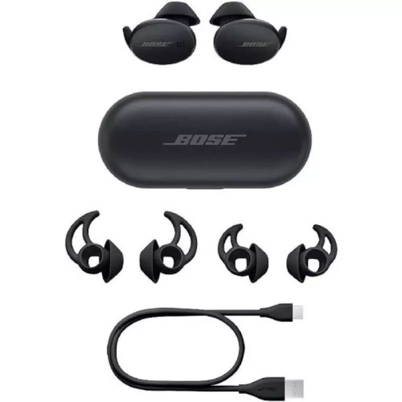 Bose Sport Earbuds auriculares in-ear True Wireless Bluetooth con micrófono - negro
