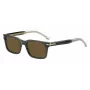 BOSS BOSS1628SKB7 Gafas de sol rectangulares de hombre Dark Havana gris