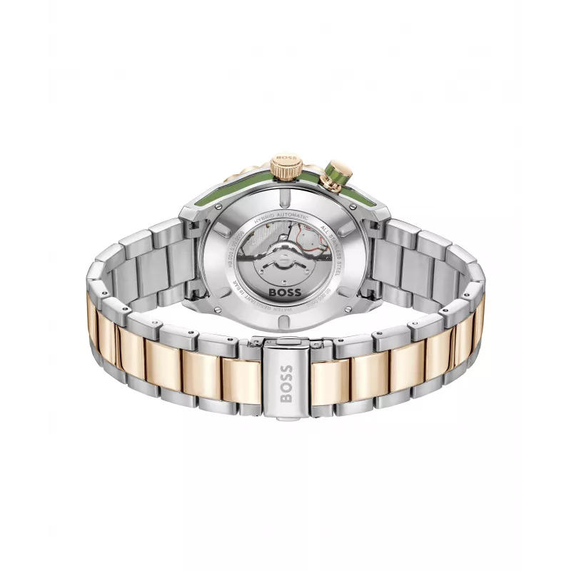 BOSS Reloj de hombre 1514181 cronógrafo de cuarzo 42mm acero inoxidable esfera negra