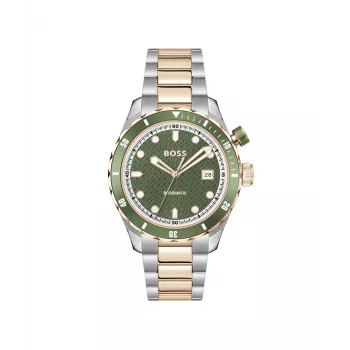 BOSS Reloj de hombre 1514181 cronógrafo de cuarzo 42mm acero inoxidable esfera negra