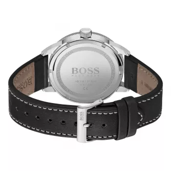 BOSS Reloj cronógrafo hombre Grand Prix 1513898 44mm esfera negra correa de piel