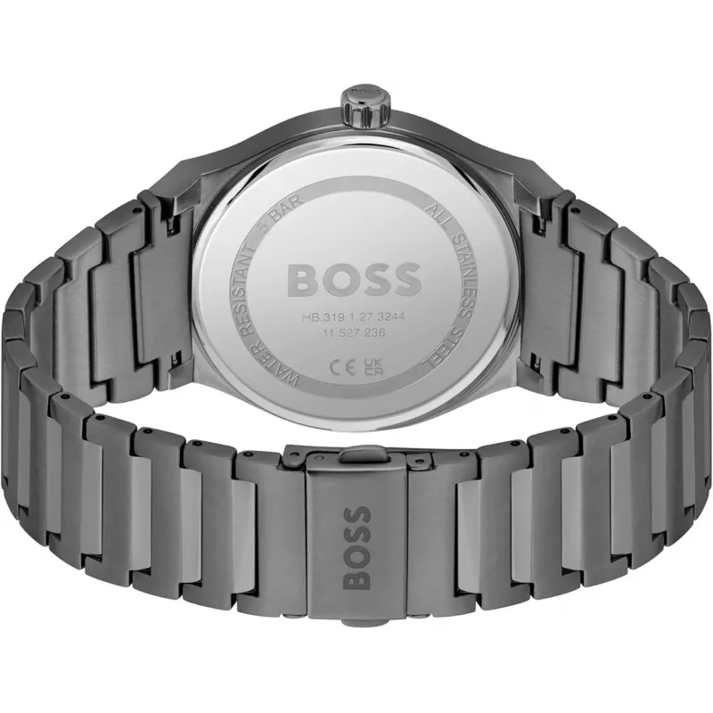 BOSS reloj cronógrafo de hombre Skymaster 1514078 41mm esfera azul acero inoxidable