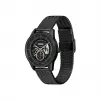 BOSS hombre Velocity cronógrafo reloj de cuarzo 42mm esfera azul acero inoxidable malla 1514035