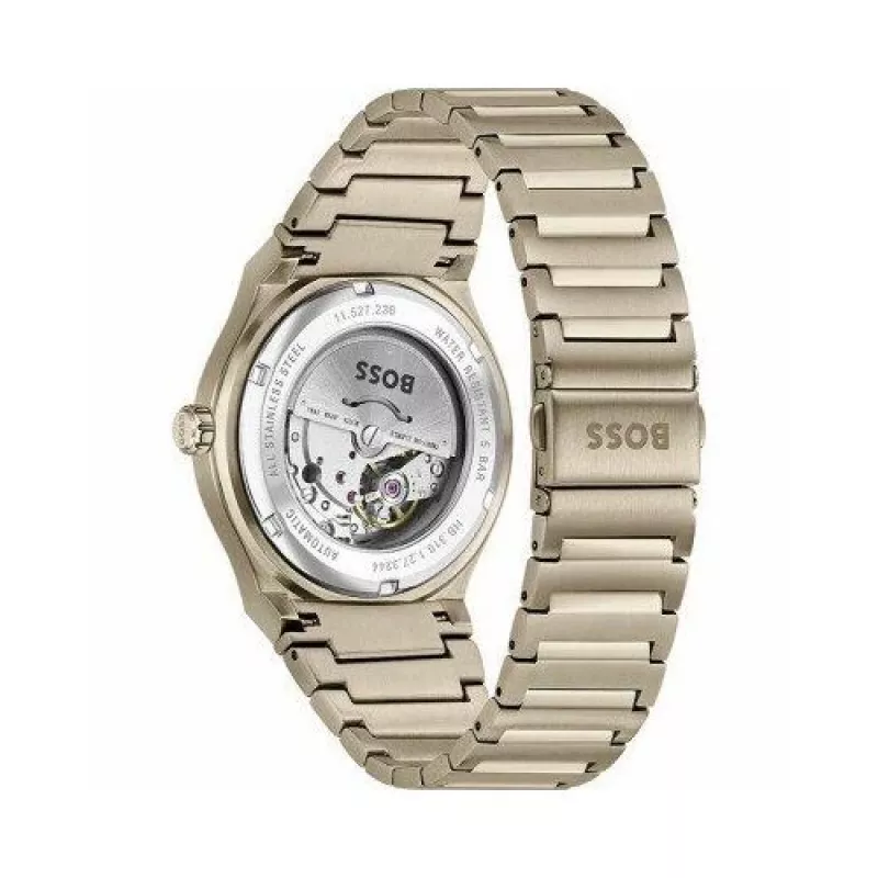 BOSS reloj cronógrafo de cuarzo de hombre Velocity 1514184 41mm acero inoxidable esfera negra