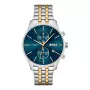 BOSS reloj para hombre 1513976 (42mm) - esfera azul, correa de piel marrón