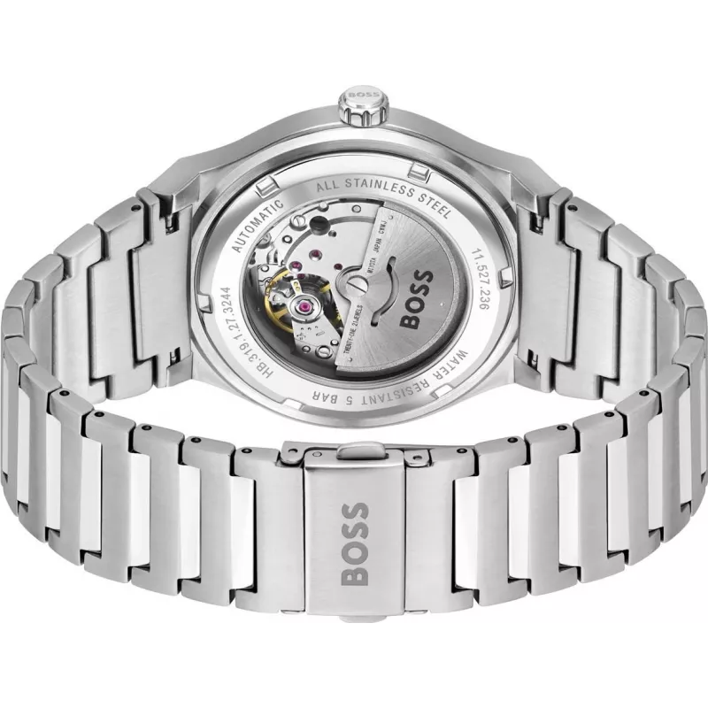 BOSS reloj hombre 1514118 41mm acero inoxidable esfera azul cronógrafo