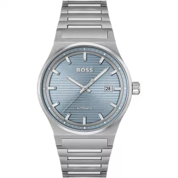 BOSS reloj hombre 1514118 41mm acero inoxidable esfera azul cronógrafo