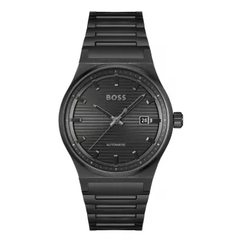 BOSS reloj hombre 1514120 Skymaster 40mm esfera azul correa de piel marrón