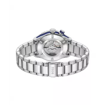 BOSS reloj hombre 1514177 42mm acero inoxidable esfera azul cronógrafo