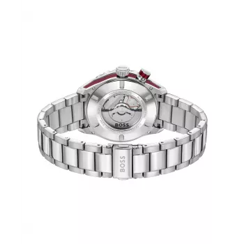 BOSS Reloj de hombre 1514179 42mm Acero inoxidable Esfera azul Cronógrafo