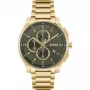 Reloj de hombre BOSS 1514190 44mm esfera azul correa de piel marrón cronógrafo cuarzo