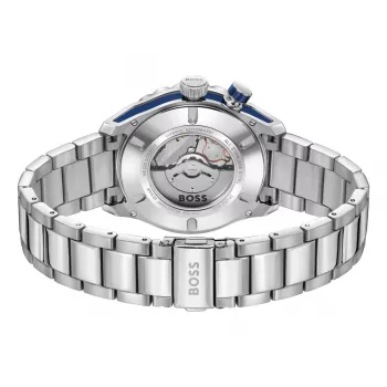 BOSS Reloj de hombre 1514212 42mm acero inoxidable esfera azul cronógrafo