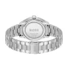 BOSS Peak Reloj de cuarzo unisex 38mm Acero inoxidable Esfera negra