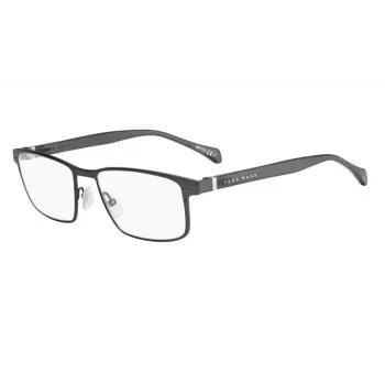 BOSS Gafas de sol BOSS1119ITSR8 Hombre Montura rectangular de acetato UV400 Lentes grises 56/18/140 mm